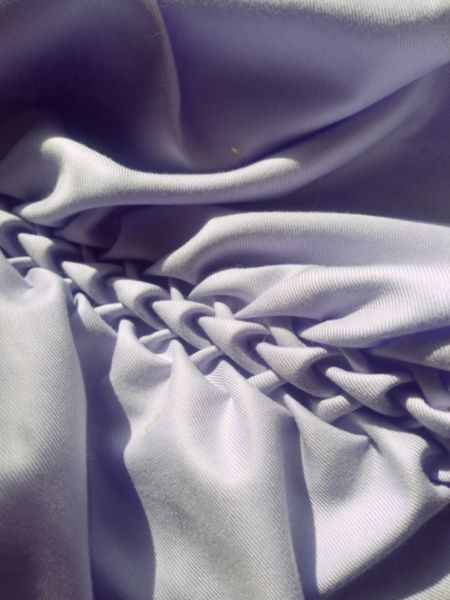 smocked dress shirt